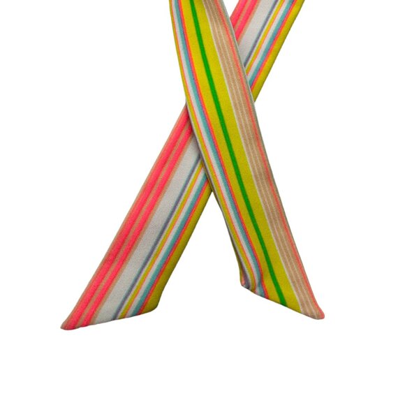 Victoria's Secret Bright Stripes Halter Swim Top (L) - Picture 5 of 8